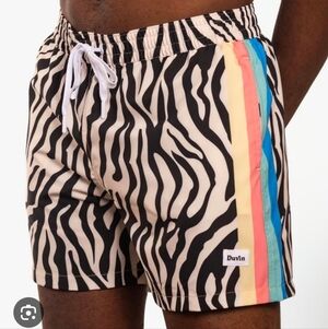Duvin Design Co Zebra Disco Swim Short